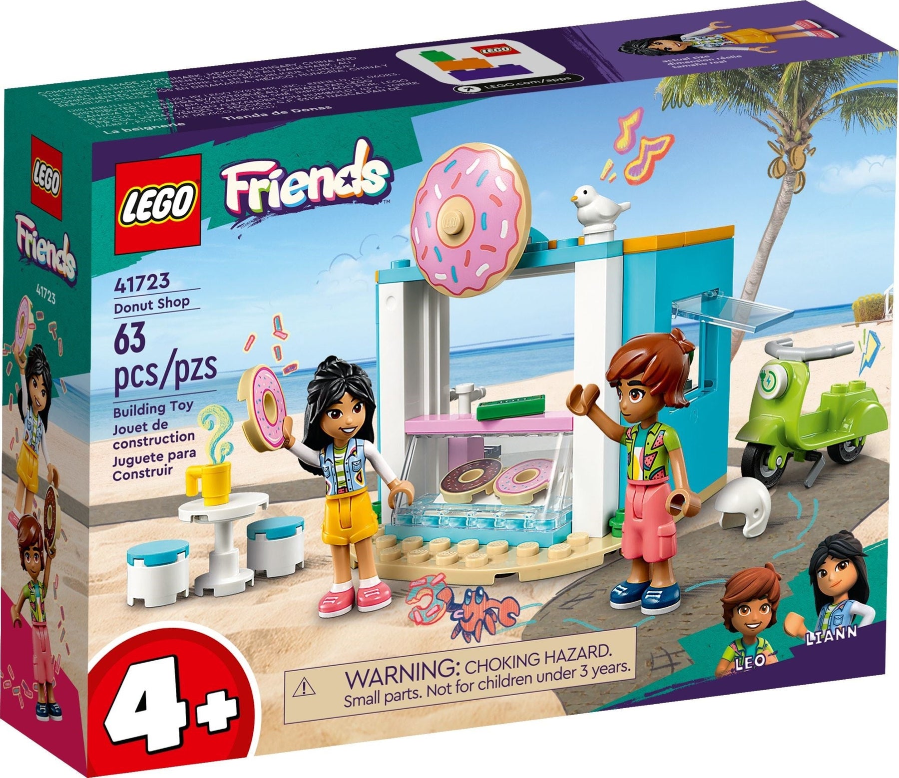 LEGO 41723 Donut Shop – Fun Bakery Playset for Kids - SuperSaverAU - view 1