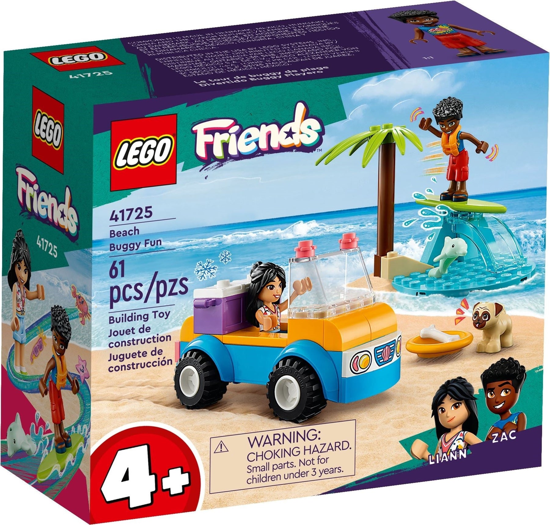 LEGO Friends Beach Buggy Fun 41725 - SuperSaverAU - view 1
