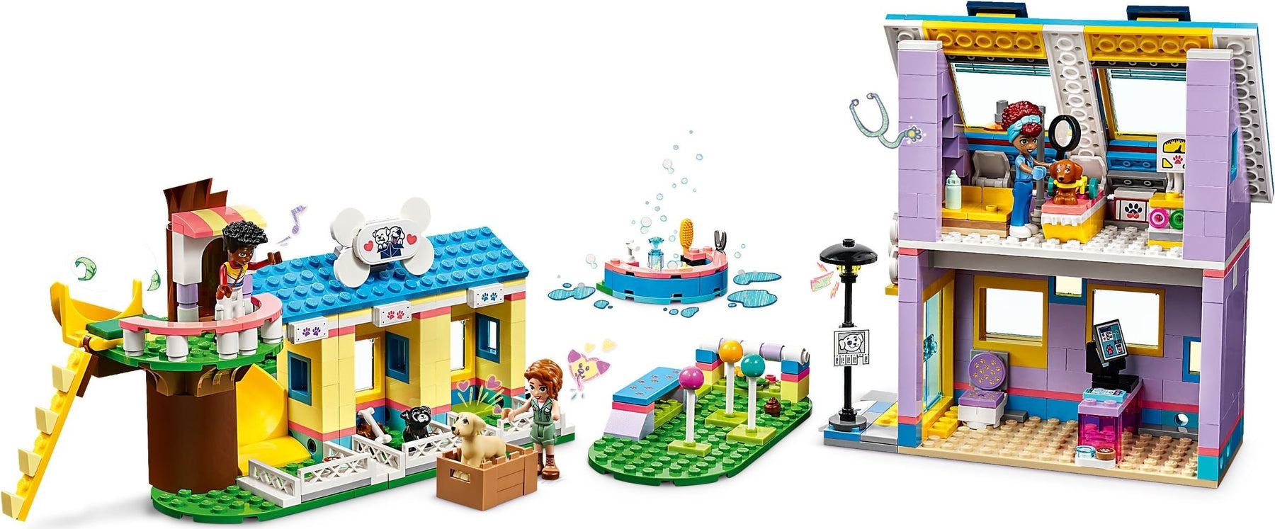 LEGO 41727 Dog Rescue Centre – Animal Care Playset for Kids - SuperSaverAU - view 3