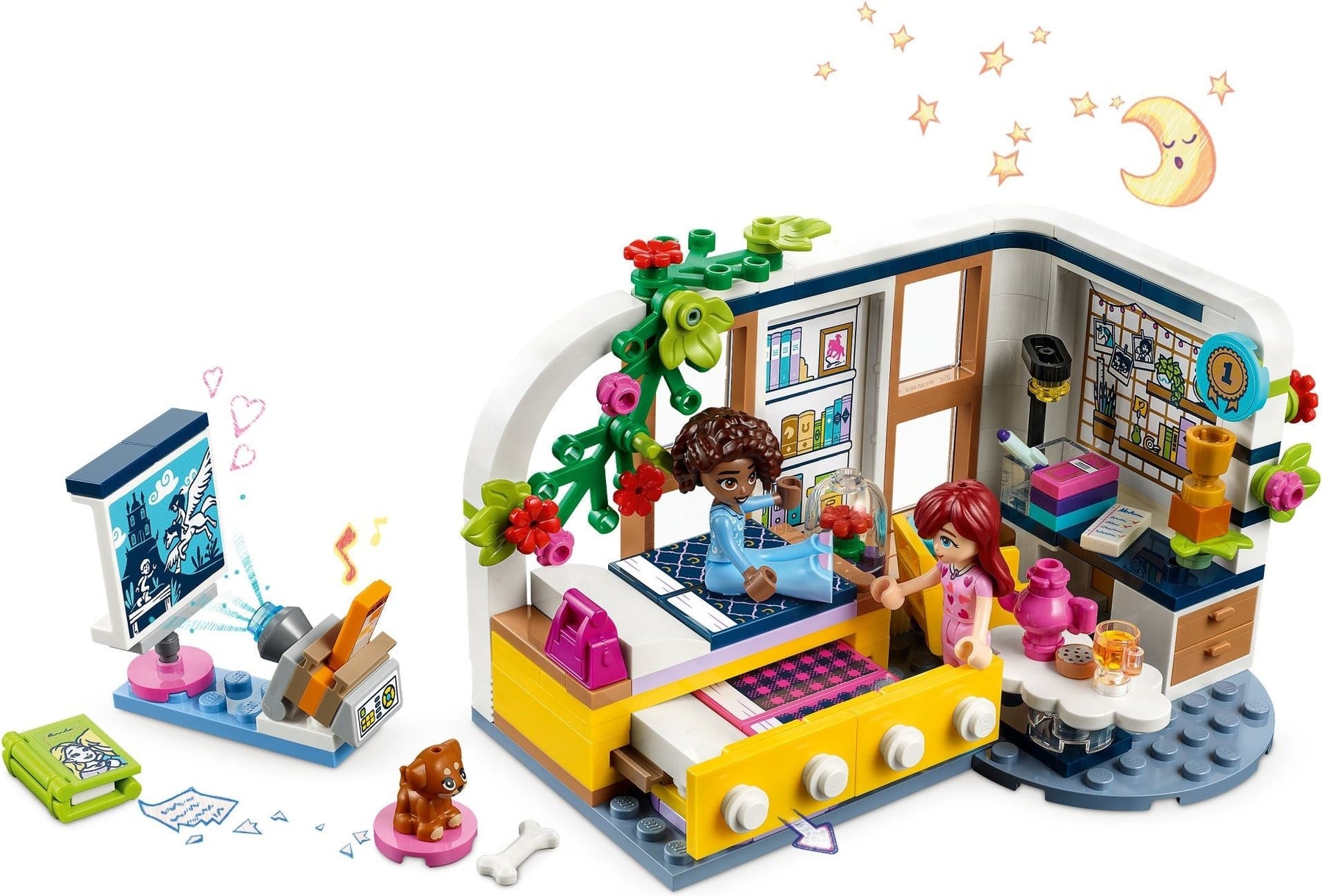 41740 Aliya’s Room – Cozy LEGO Friends Bedroom Playset - SuperSaverAU - view 2