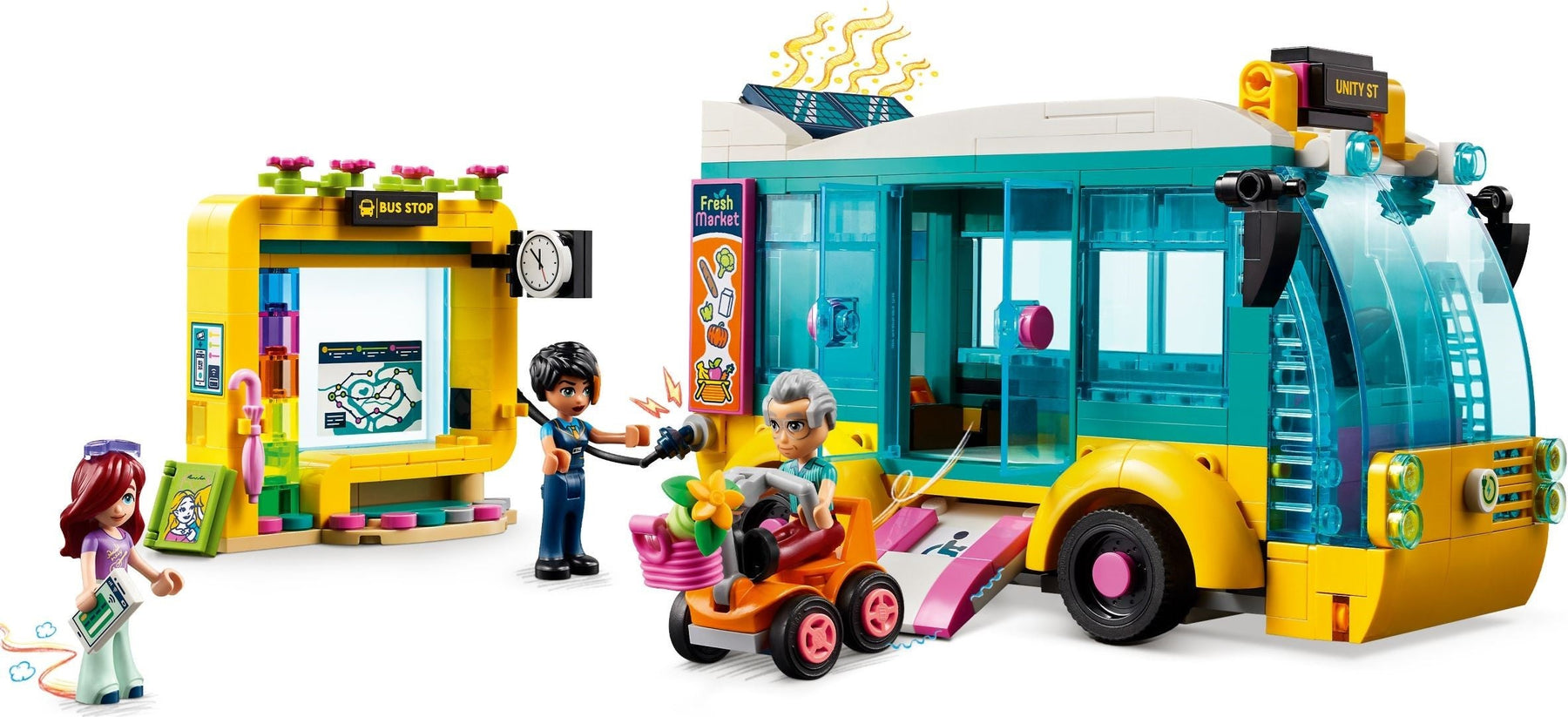LEGO 41759 Heartlake City Bus – Fun Public Transport Playset - SuperSaverAU - view 2