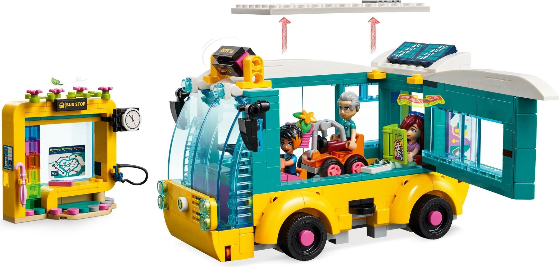 LEGO 41759 Heartlake City Bus – Fun Public Transport Playset - SuperSaverAU - view 4