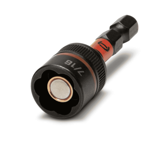 Crescent Bolt Biter Impact Nut Driver & Extractor 7/16" x 1-7/8" Cr-Mo Bi-Directional