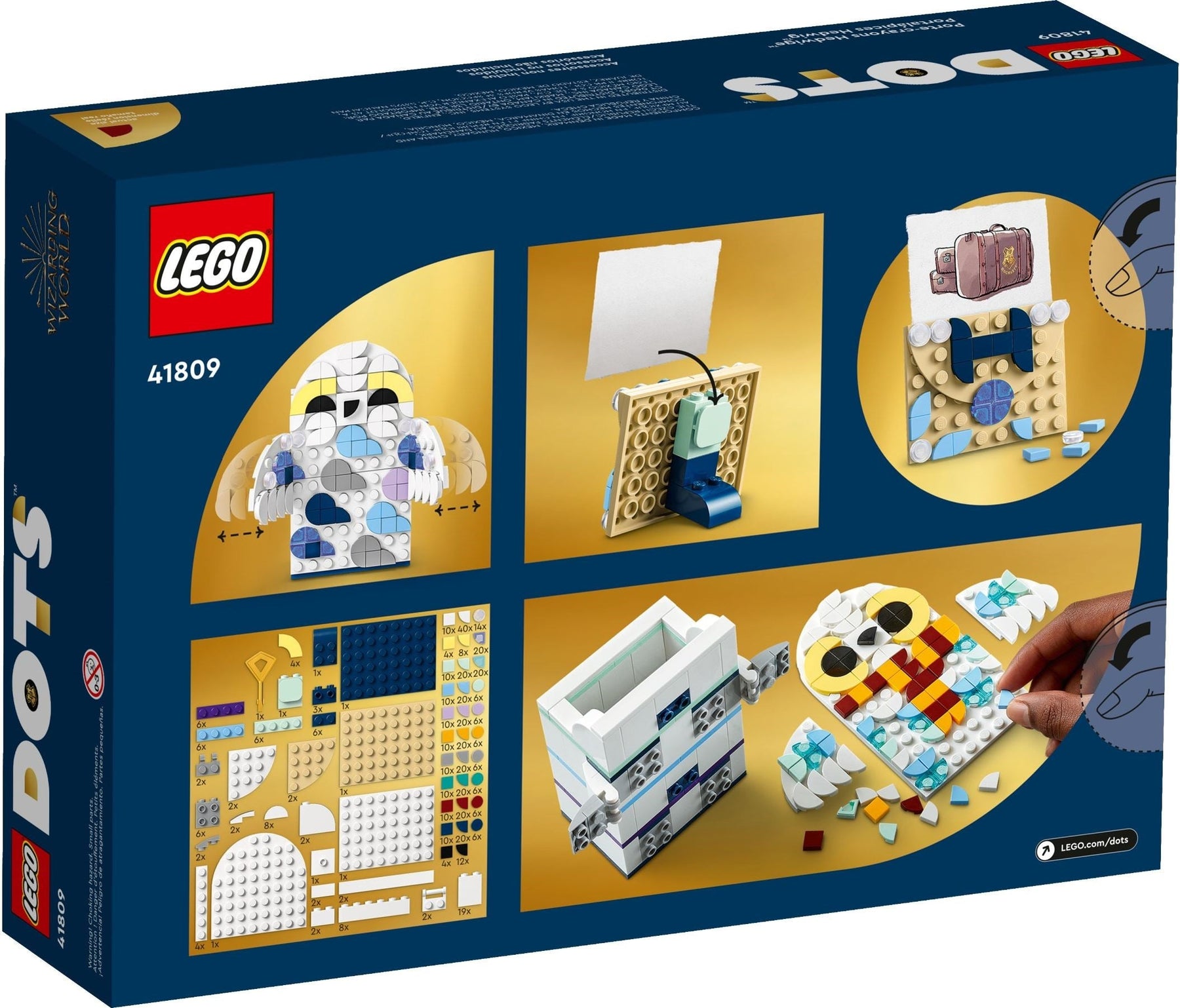 LEGO 41809 Hedwig Pencil Holder Desk Organizer Set - SuperSaverAU - view 7