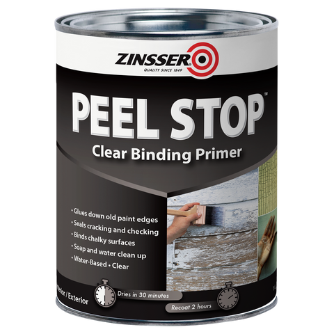 Zinsser Peel Stop Primer Clear 1L Water Based Sealer Binds Cracks - SuperSaverAU - view 1