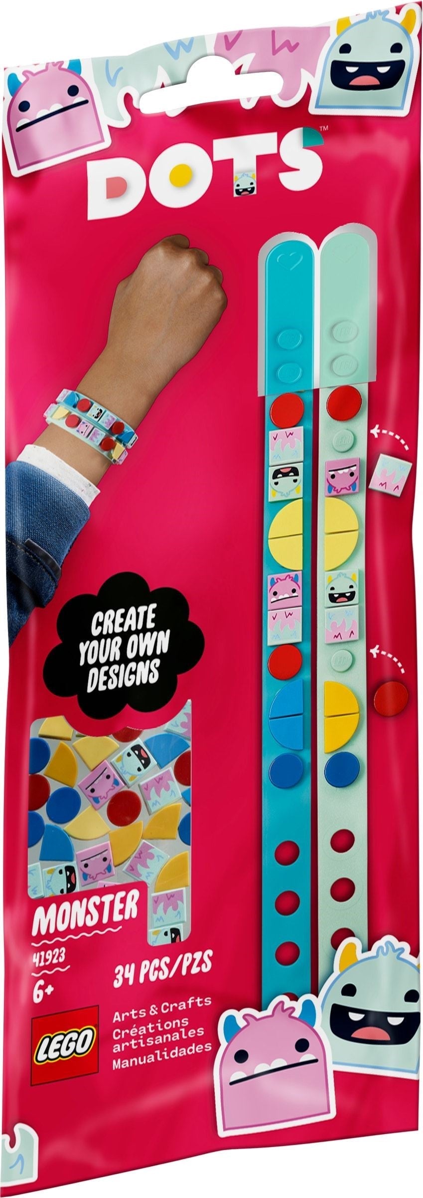 LEGO 41923 Monster Bracelets - DIY Craft Kit for Kids - SuperSaverAU - view 1