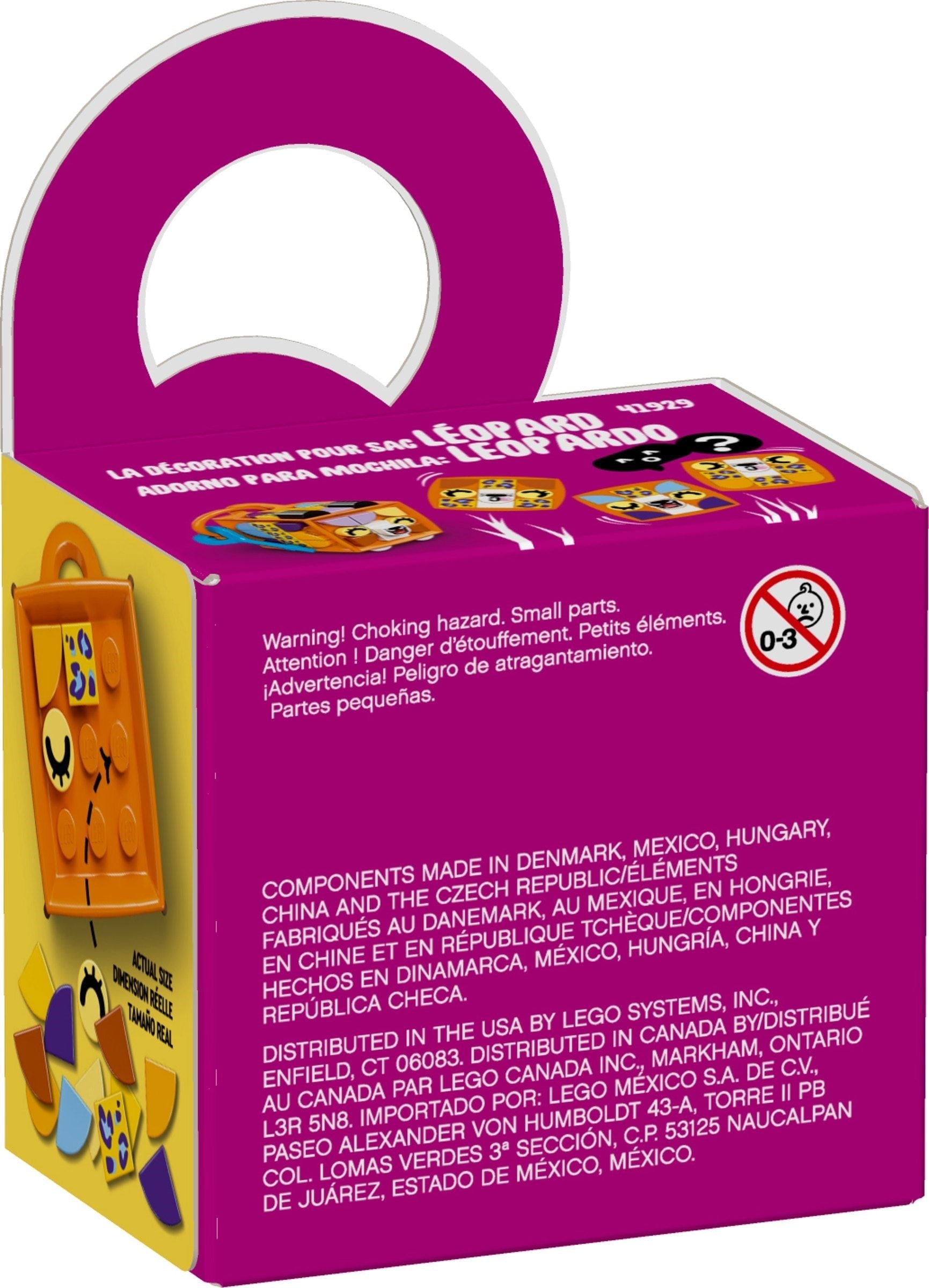LEGO 41929 DOTS Bag Tag Leopard - Customizable Craft Kit - SuperSaverAU - view 7