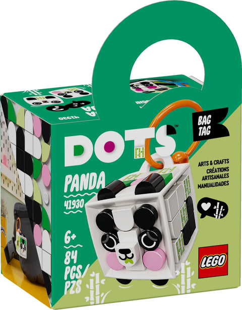 LEGO 41930 DOTS Bag Tag Panda - Customize Your Bag! - SuperSaverAU - view 1