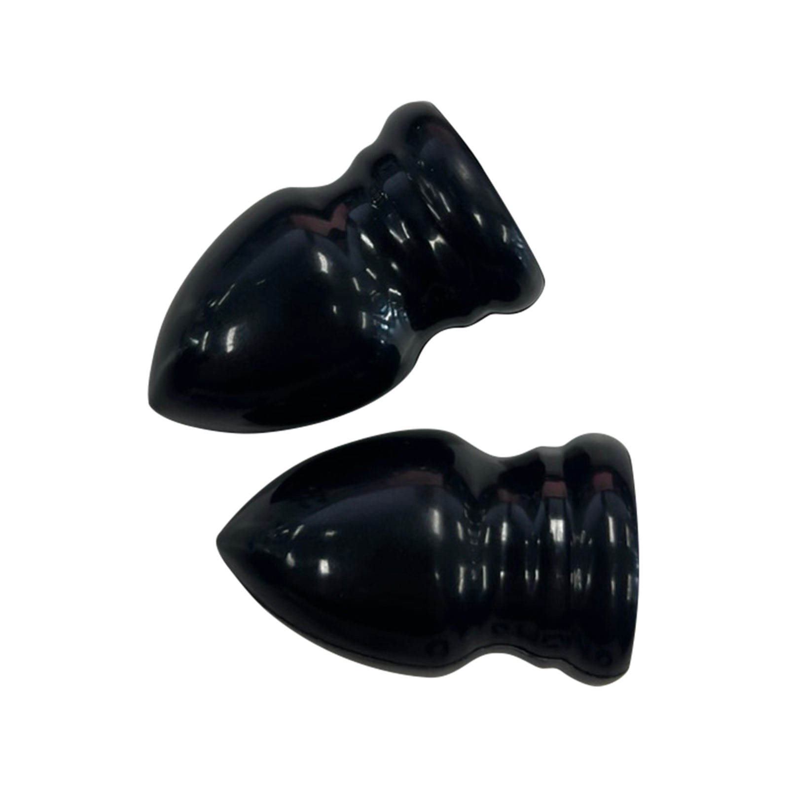 Windoware 16mm Black Curtain Rod Acorn Finial, 2 Pack