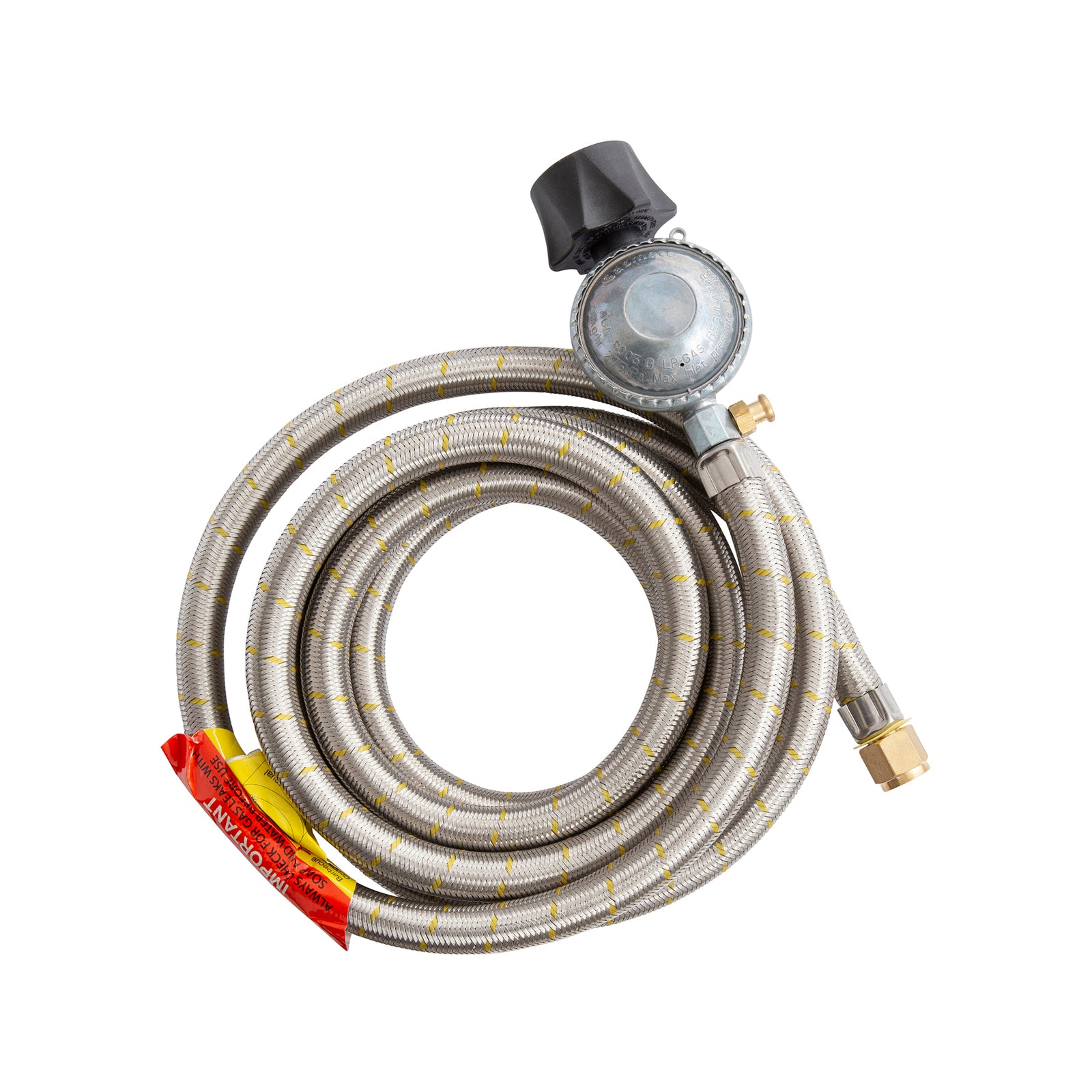 Gasmate Regulator & Braided Hose 3000mm LCC27 to 5/8" UNF (3/8" SAE)