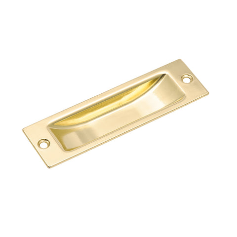 Prestige Brass Plated Zinc Alloy Flush Pull Handle for Doors & Drawers