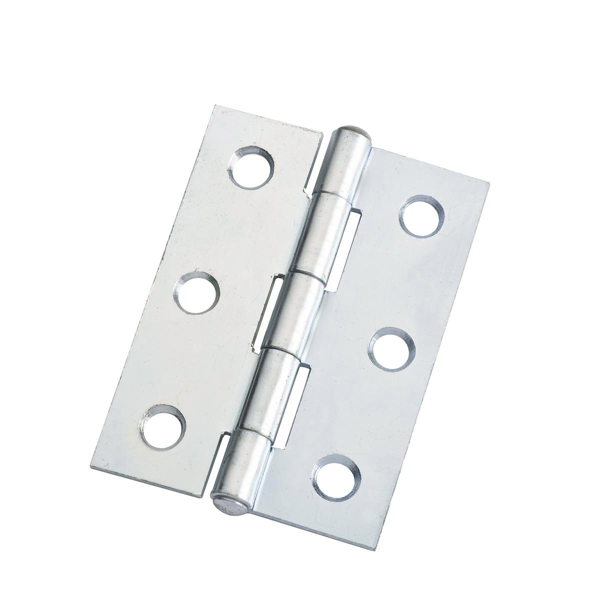 Lane 70mm Zinc Plated Butt Hinge 20 Pack - Fixed Pin Design - Internal Use - SuperSaverAU - view 1