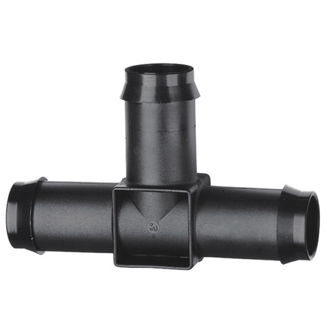 Pope 19mm Barbed Tee 10 Pack - Black Polypropylene Poly Joiner, 1000kPa Irrigation