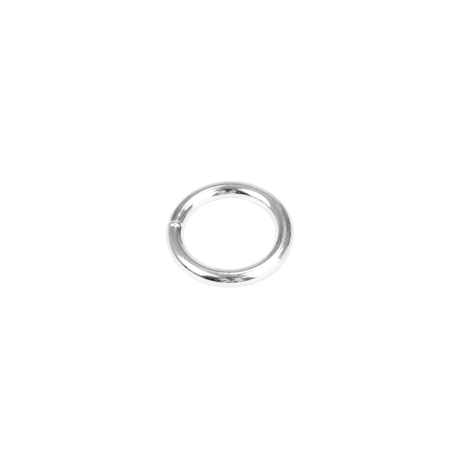 Pinnacle 34 x 6mm Zinc Plated Steel Round Ring - 4 Pack