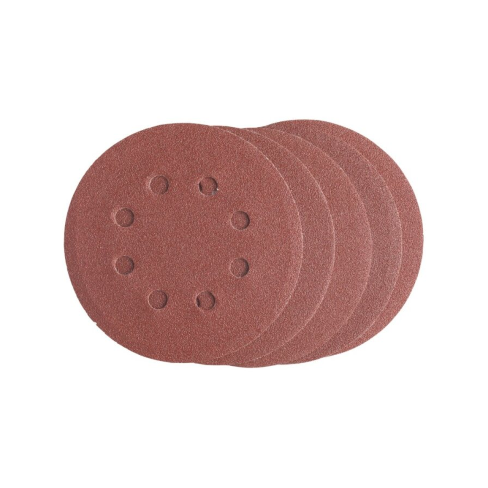 Irwin 125mm 80 Grit Quick Fit Random Orbital Sanding Discs 5 Pack, 8 Holes