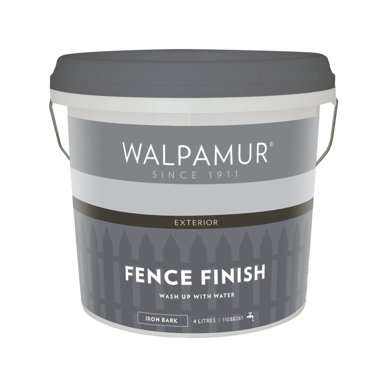 Walpamur Ironbark Fence Finish 4L - Low Sheen, Exterior Timber & Pine Pickets