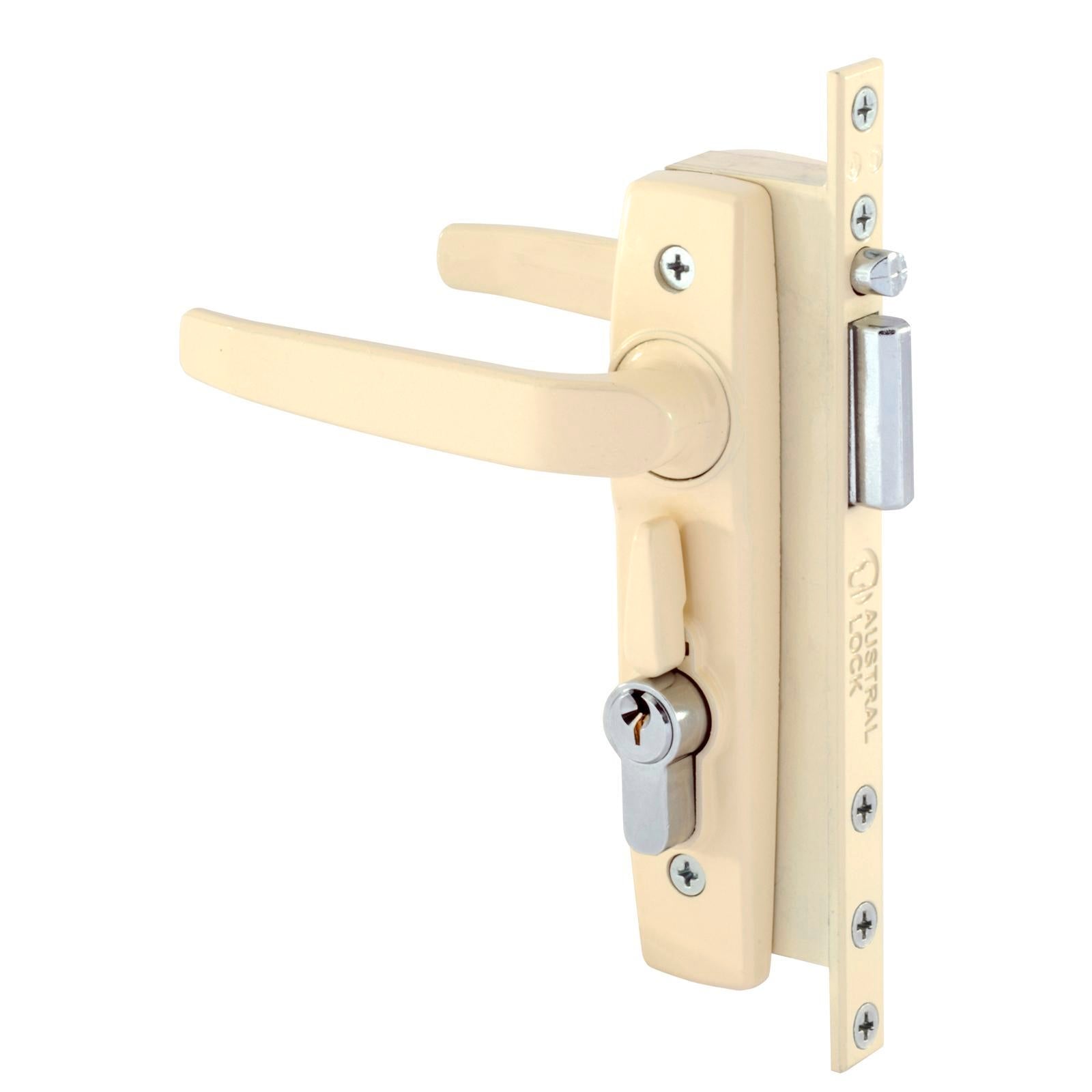 Gainsborough HD7 Hinged Security Door Deadlock, Primrose, Outdoor, 2 Keys