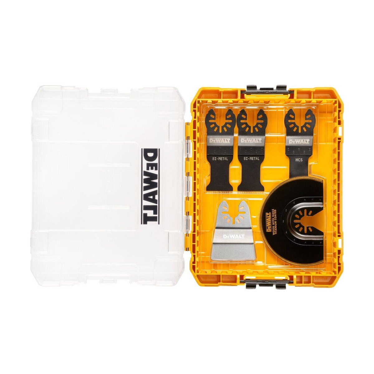 Dewalt Oscillating Multi Tool Saw Blade Set 5 Piece - 200mm x 40mm x 290mm - High-Speed Steel - SuperSaverAU - view 2