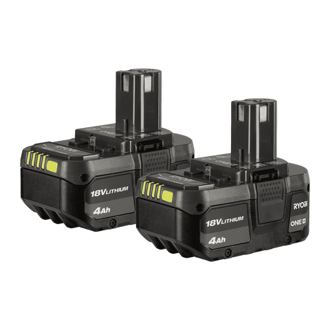 Ryobi 18V ONE+ 4.0Ah Battery Twin Pack RB184040CG