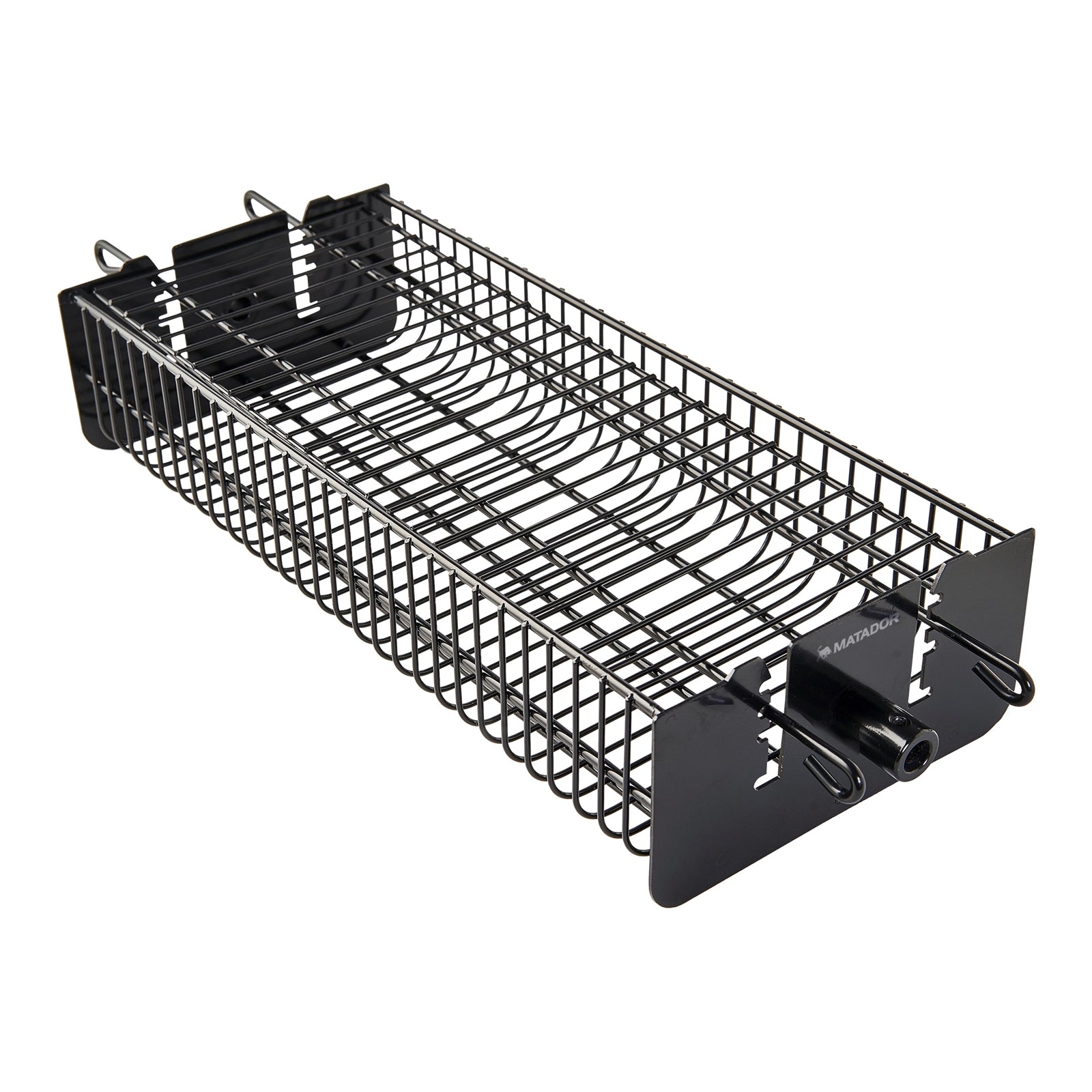 Matador Adjustable Rotisserie Basket - Stainless Steel Open Mesh for Even Cooking