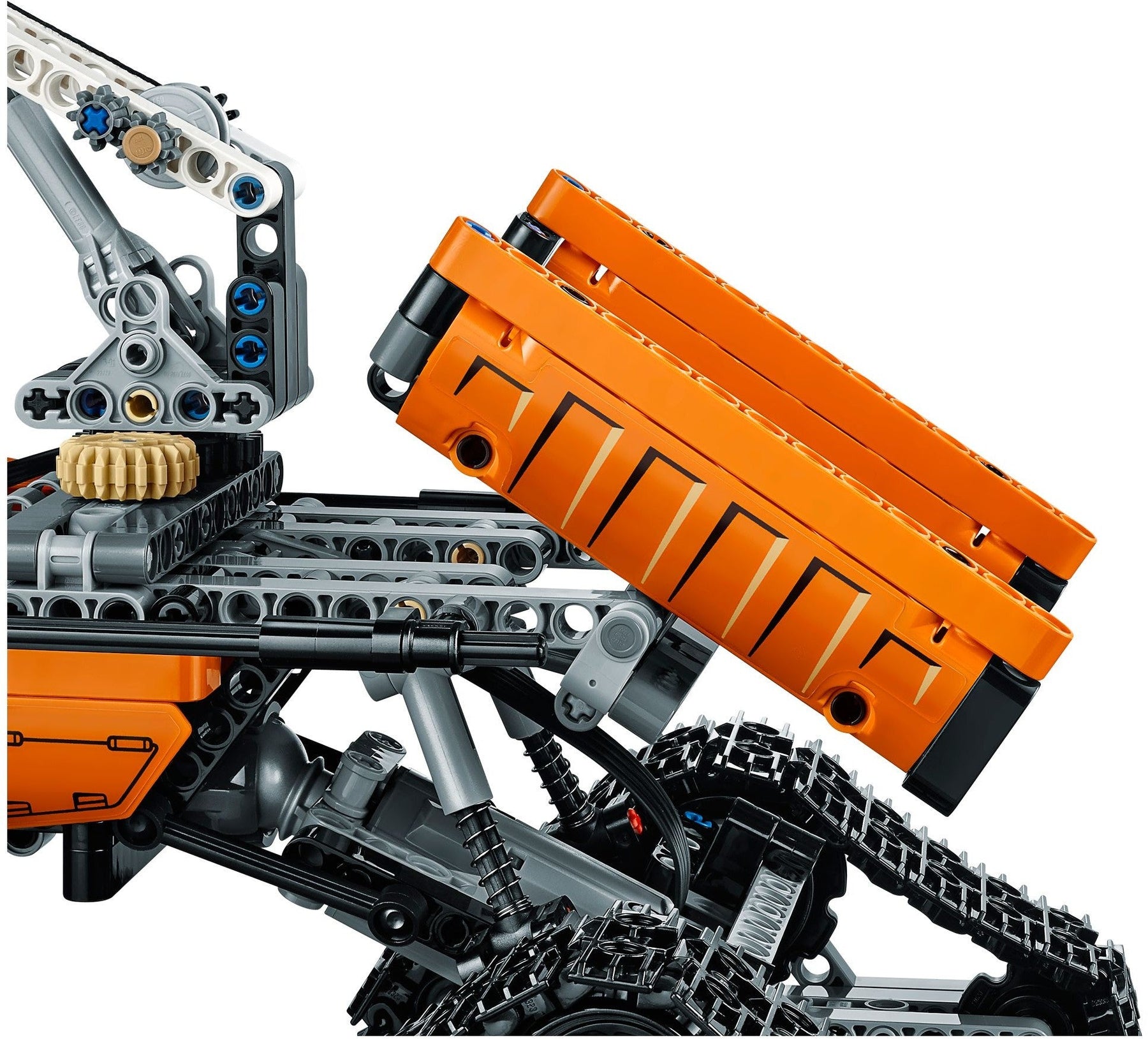LEGO 42038 Arctic Truck: Snow Crawler with Crane & Tracks - SuperSaverAU - view 4