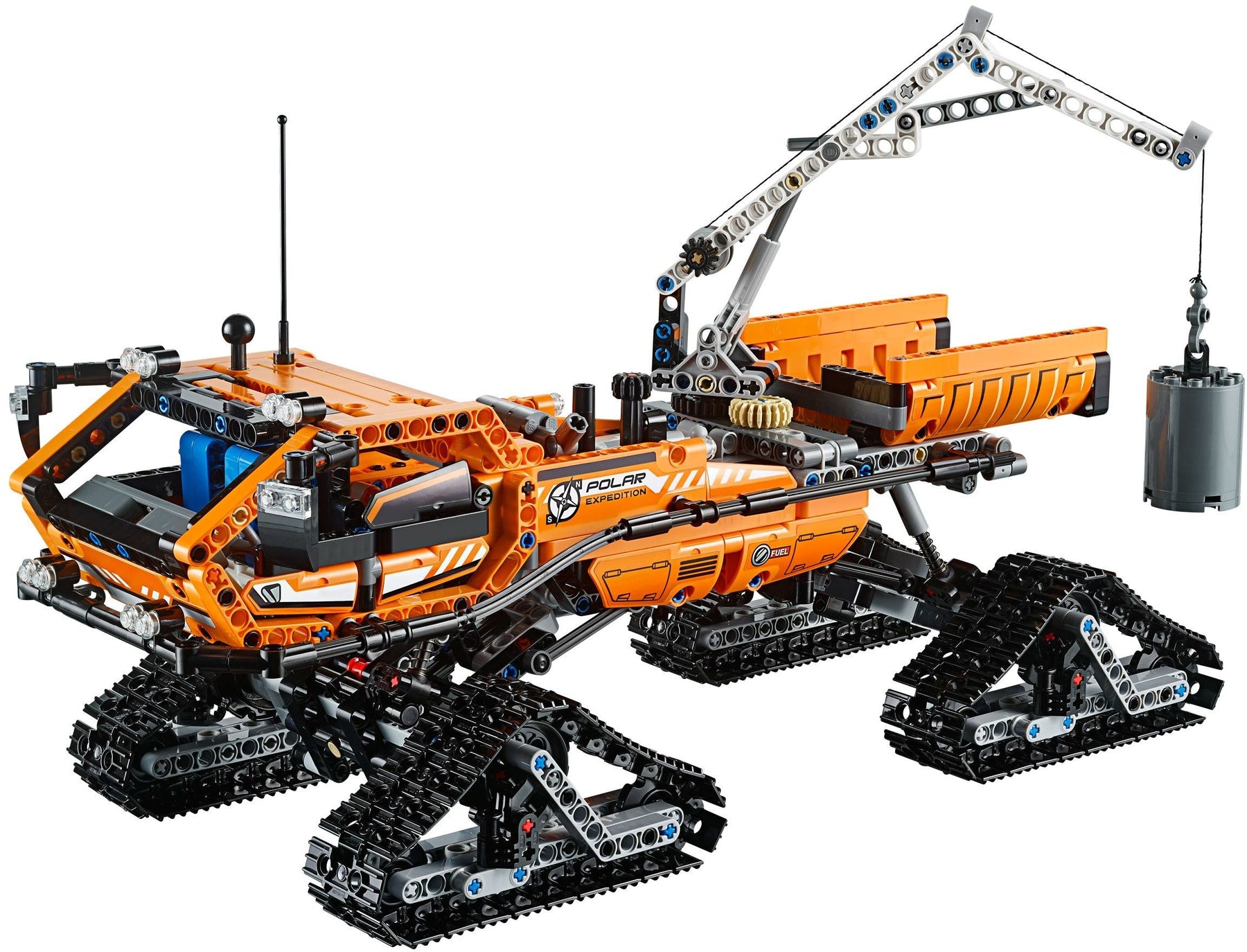 LEGO 42038 Arctic Truck: Snow Crawler with Crane & Tracks - SuperSaverAU - view 7