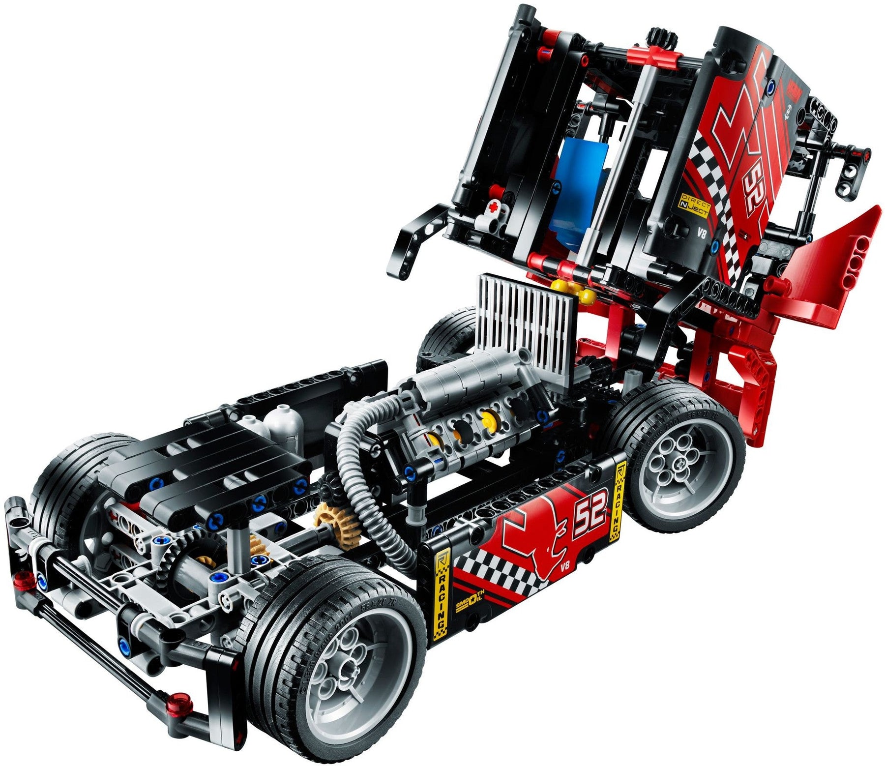 LEGO 42041 Race Truck: Build & Race a Powerful V8 Engine - SuperSaverAU - view 3
