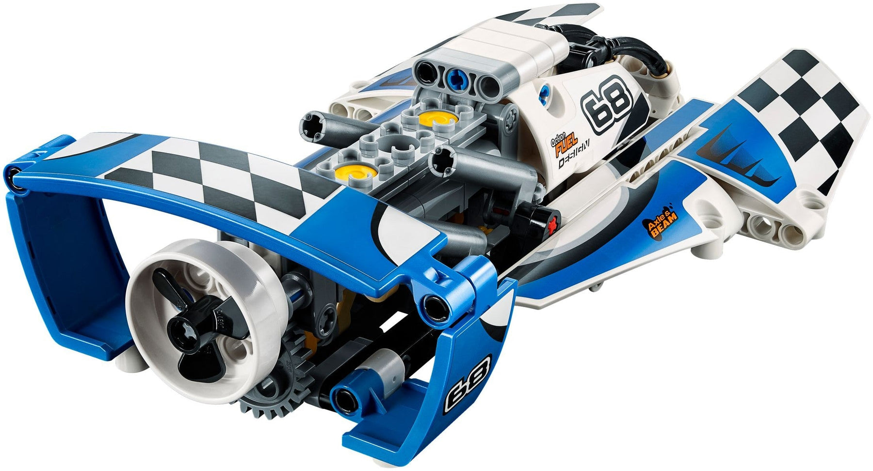 LEGO 42045 Hydroplane Racer: Build & Race 2-in-1 Speed Boat - SuperSaverAU - view 3