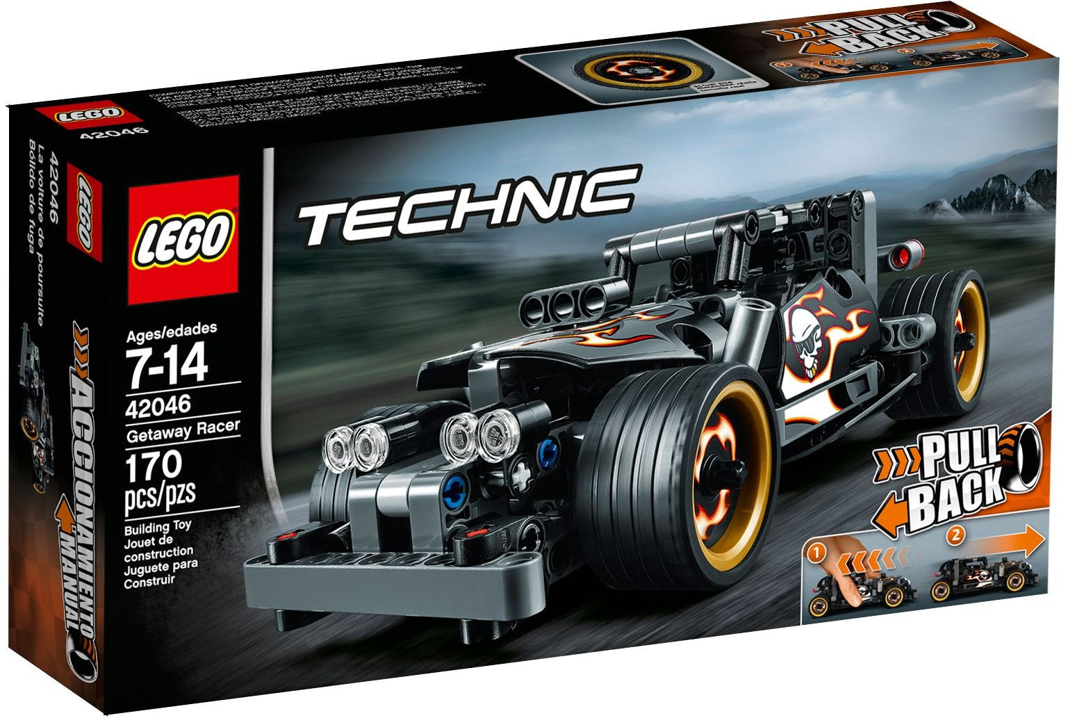 LEGO 42046 Getaway Racer: Pull-Back Speed Champion - SuperSaverAU - view 1