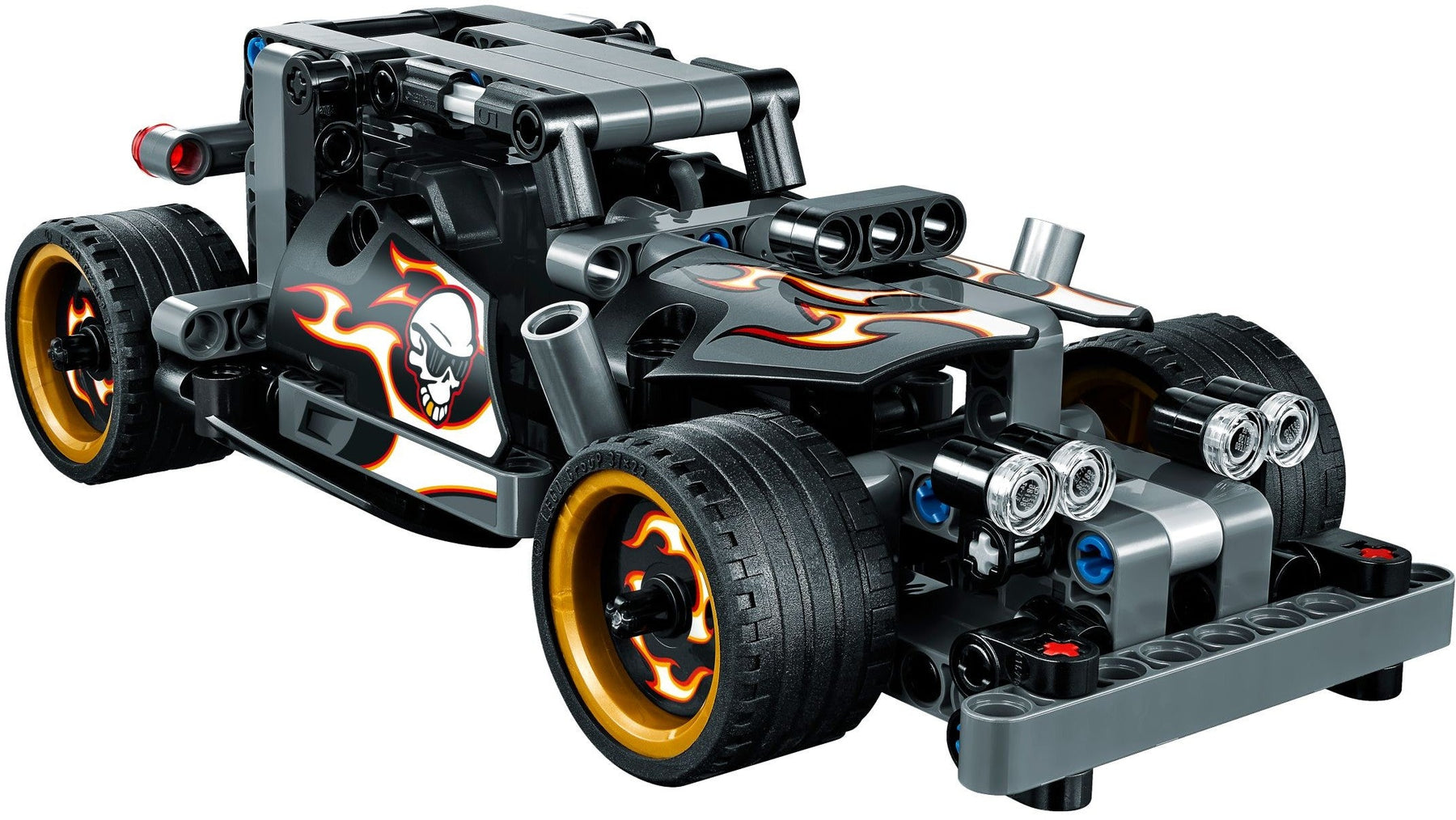 LEGO 42046 Getaway Racer: Pull-Back Speed Champion - SuperSaverAU - view 3