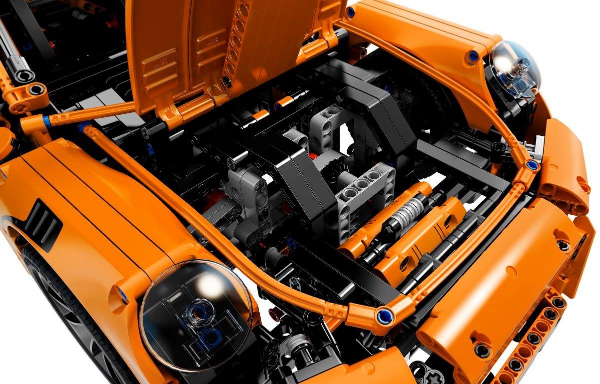 LEGO 42056 Porsche 911 GT3 RS Technic Supercar Model - SuperSaverAU - view 7