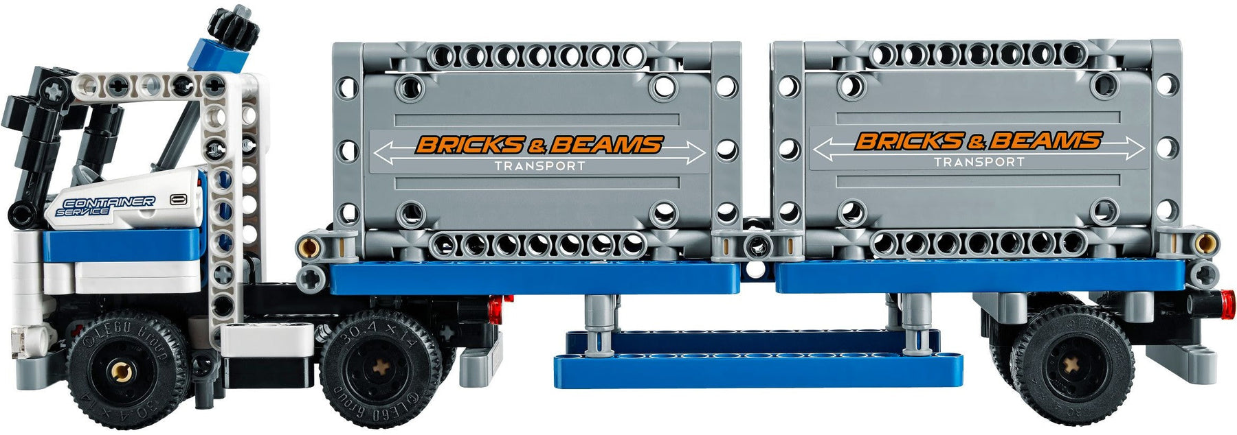 LEGO 42062 Container Yard & Truck Building Set - SuperSaverAU - view 4
