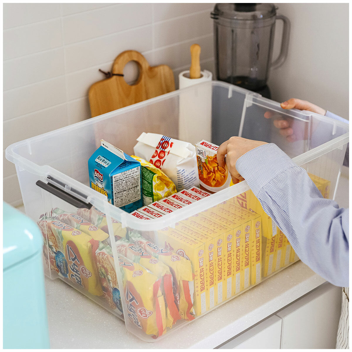 Iris Buckle-Up Storage 42L 3 Pack