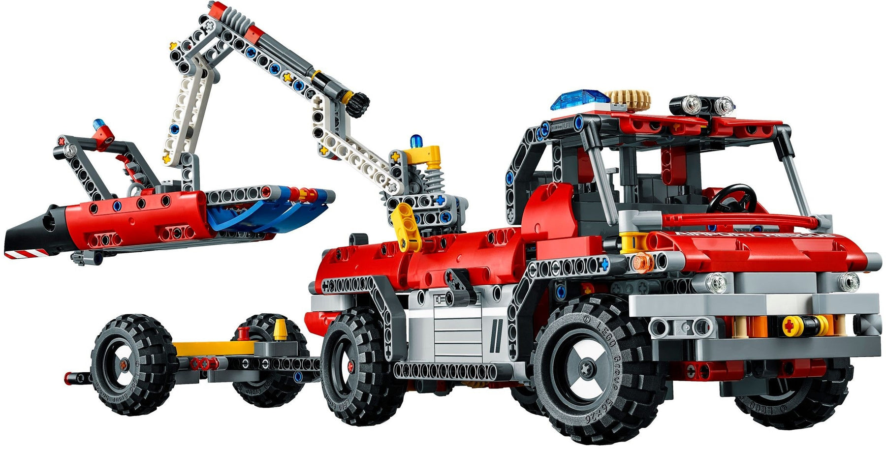 LEGO 42068 Airport Rescue Vehicle 2-in-1 Technic Set - SuperSaverAU - view 5
