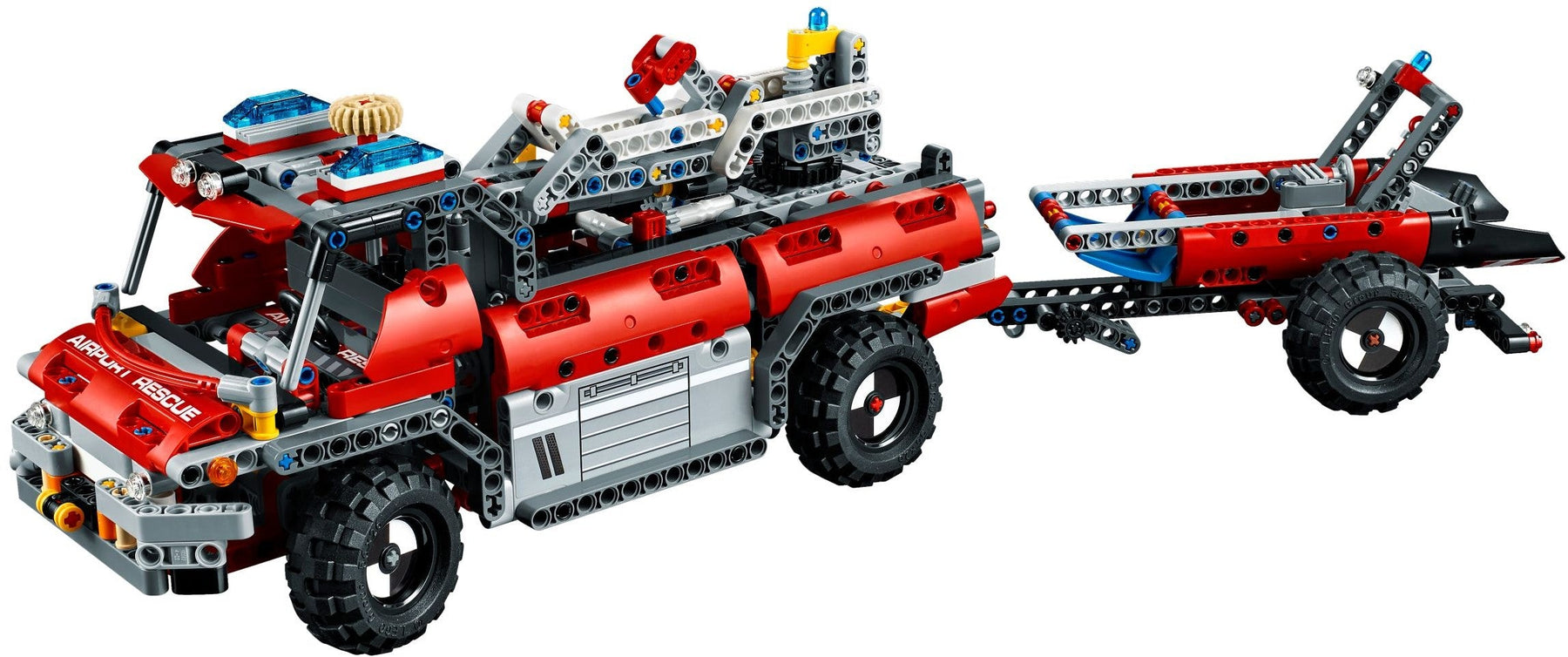 LEGO 42068 Airport Rescue Vehicle 2-in-1 Technic Set - SuperSaverAU - view 6