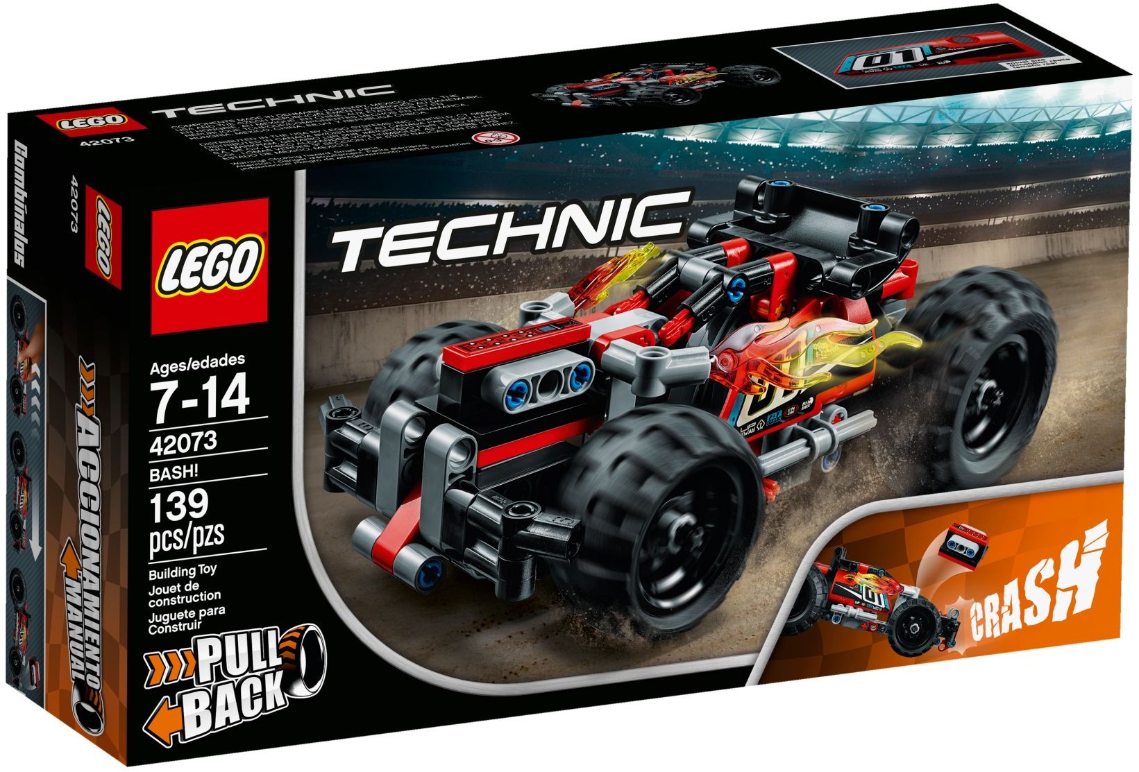 LEGO 42073 BASH! Pull-Back Race Car - SuperSaverAU - view 1