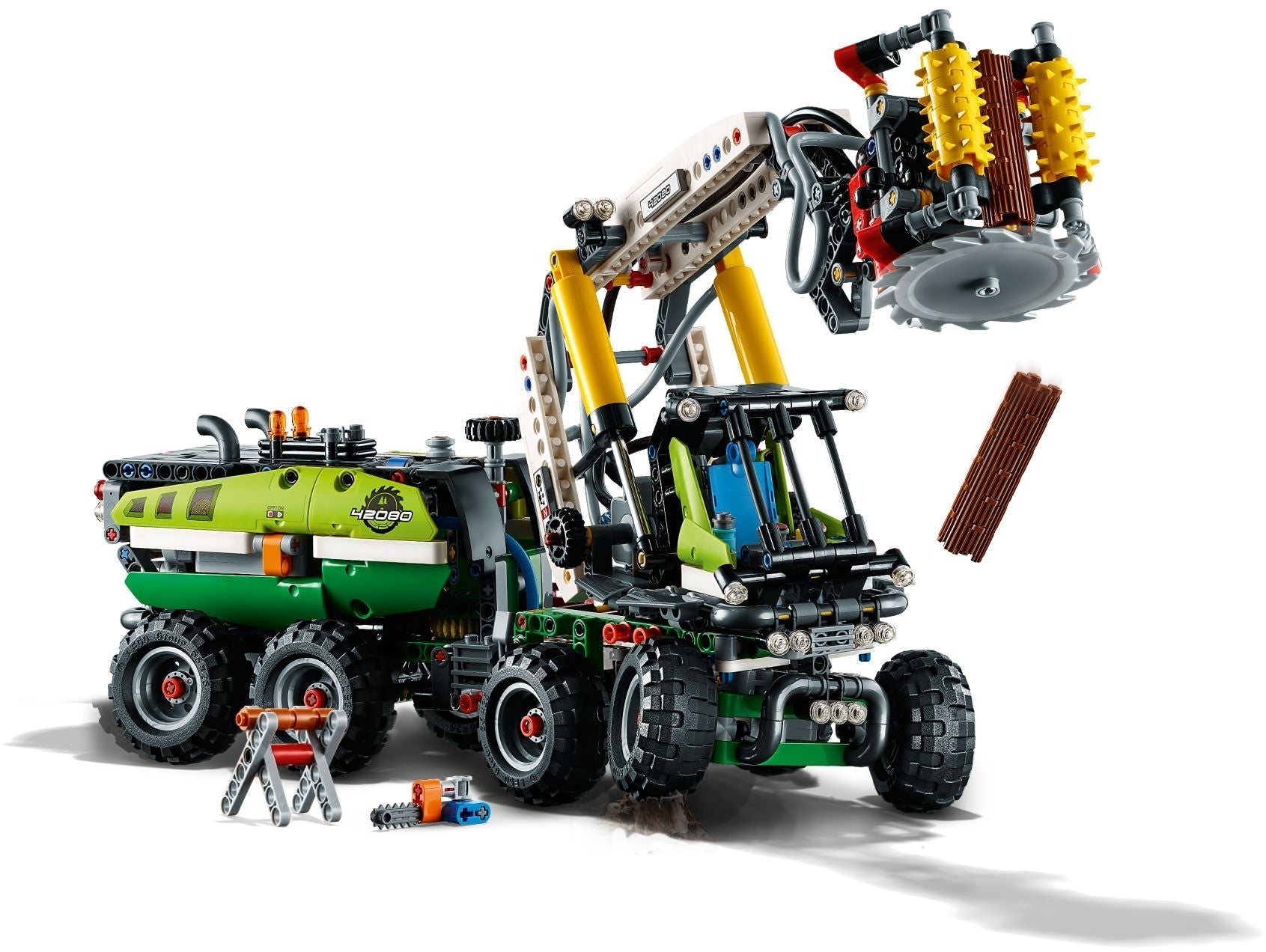 LEGO 42080 Forest Machine: Technic Harvester with Power Functions - SuperSaverAU - view 2