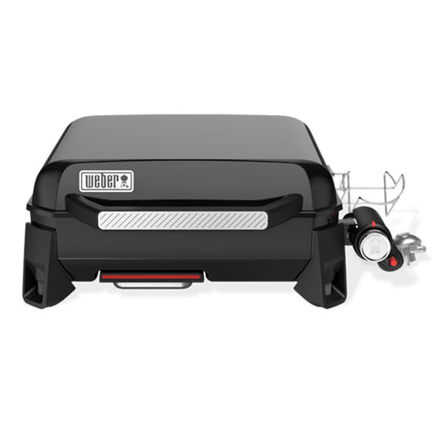 Weber Slate Tabletop Griddle 17 Inch - Portable LPG, Carbon Steel Cooktop, Black - 1500369