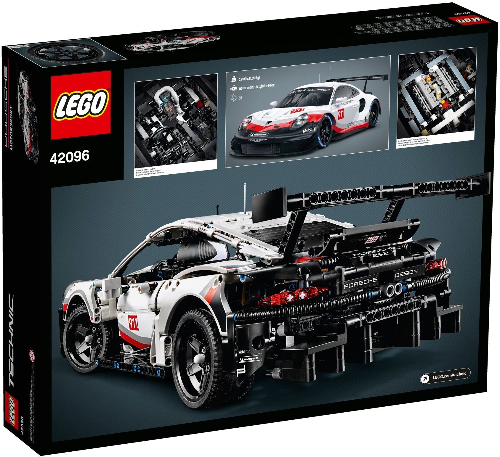 LEGO TECHNIC: Porsche RSR (42096) - SuperSaverAU - view 4