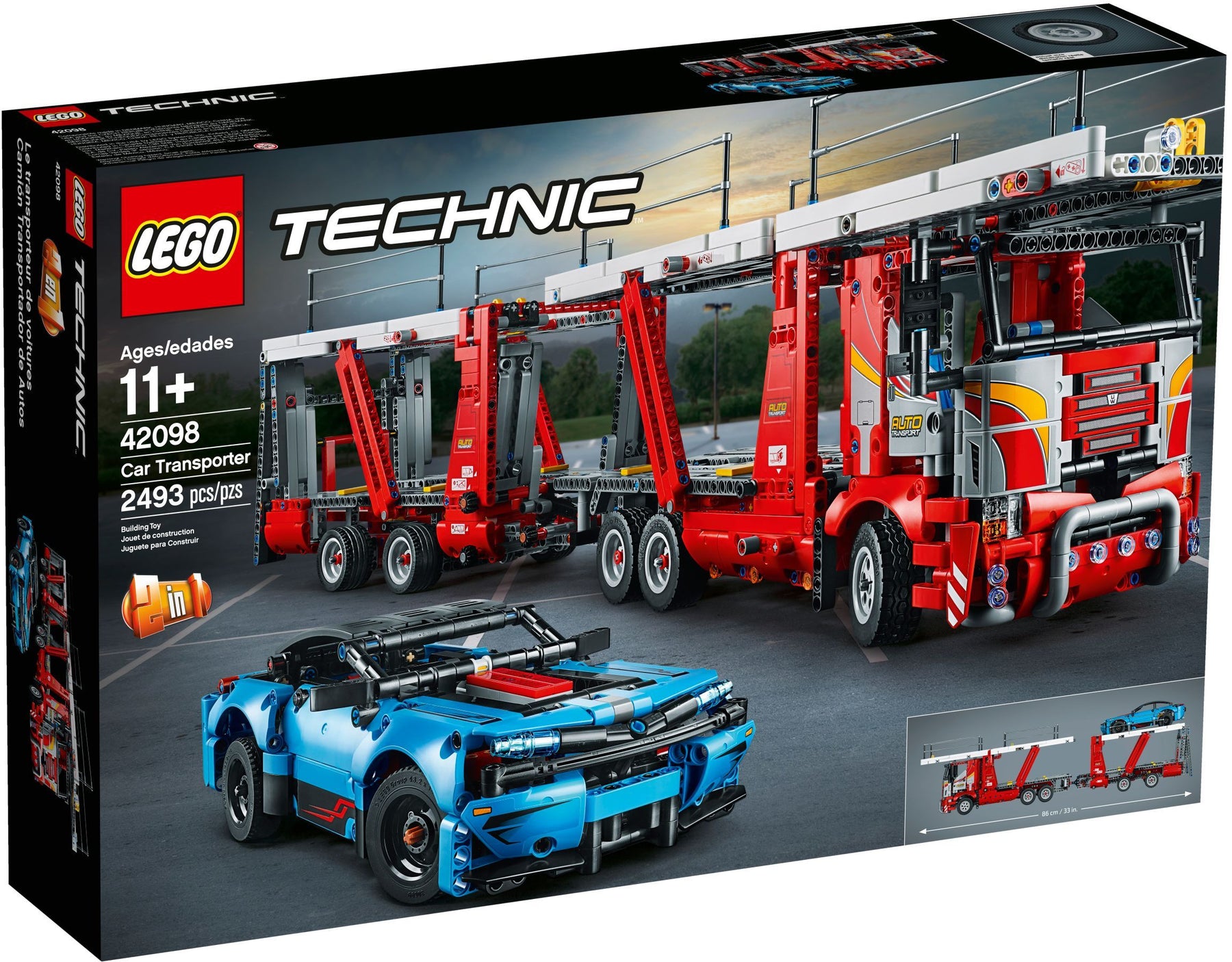 LEGO 42098 Car Transporter: Build & Transport! - SuperSaverAU - view 1