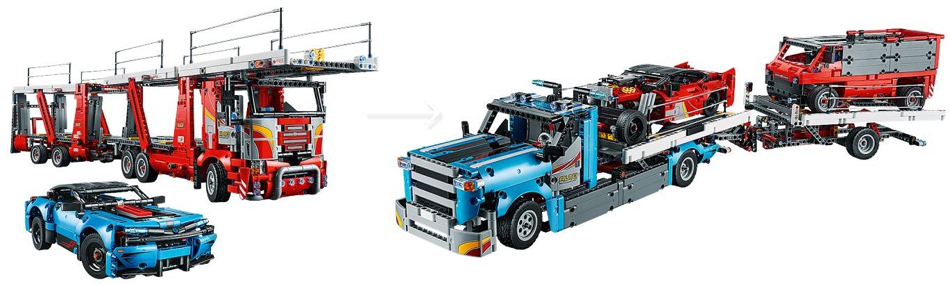 LEGO 42098 Car Transporter: Build & Transport! - SuperSaverAU - view 3
