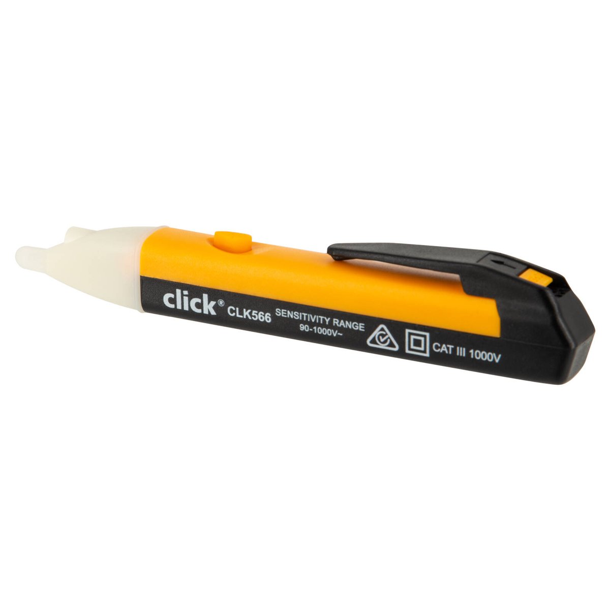 Click Non-Contact Voltage Tester 1000V AC with Audible & Visual Alert CLK566