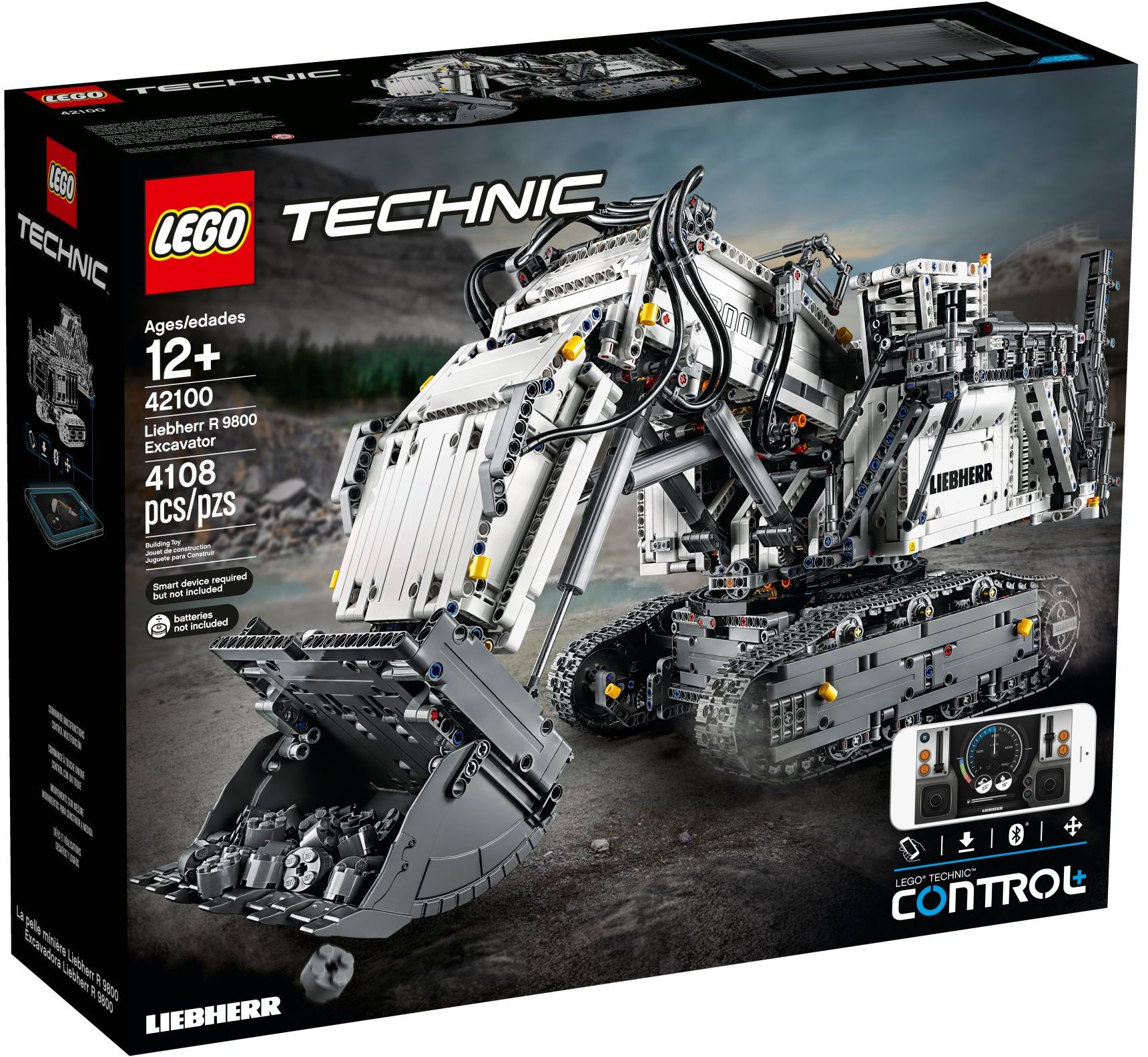 LEGO 42100 Liebherr R 9800 Excavator - Technic App-Controlled - SuperSaverAU - view 1