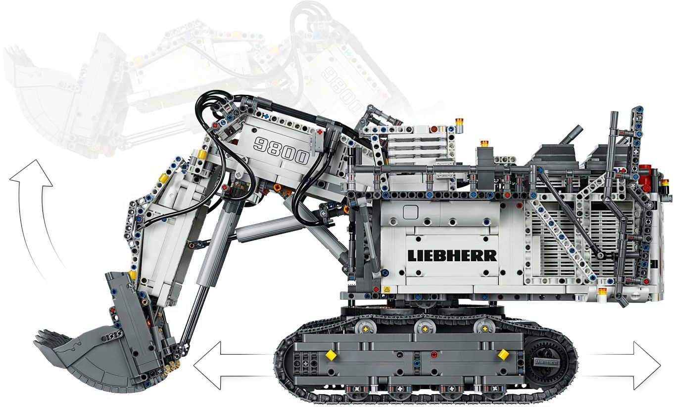 LEGO 42100 Liebherr R 9800 Excavator - Technic App-Controlled - SuperSaverAU - view 5