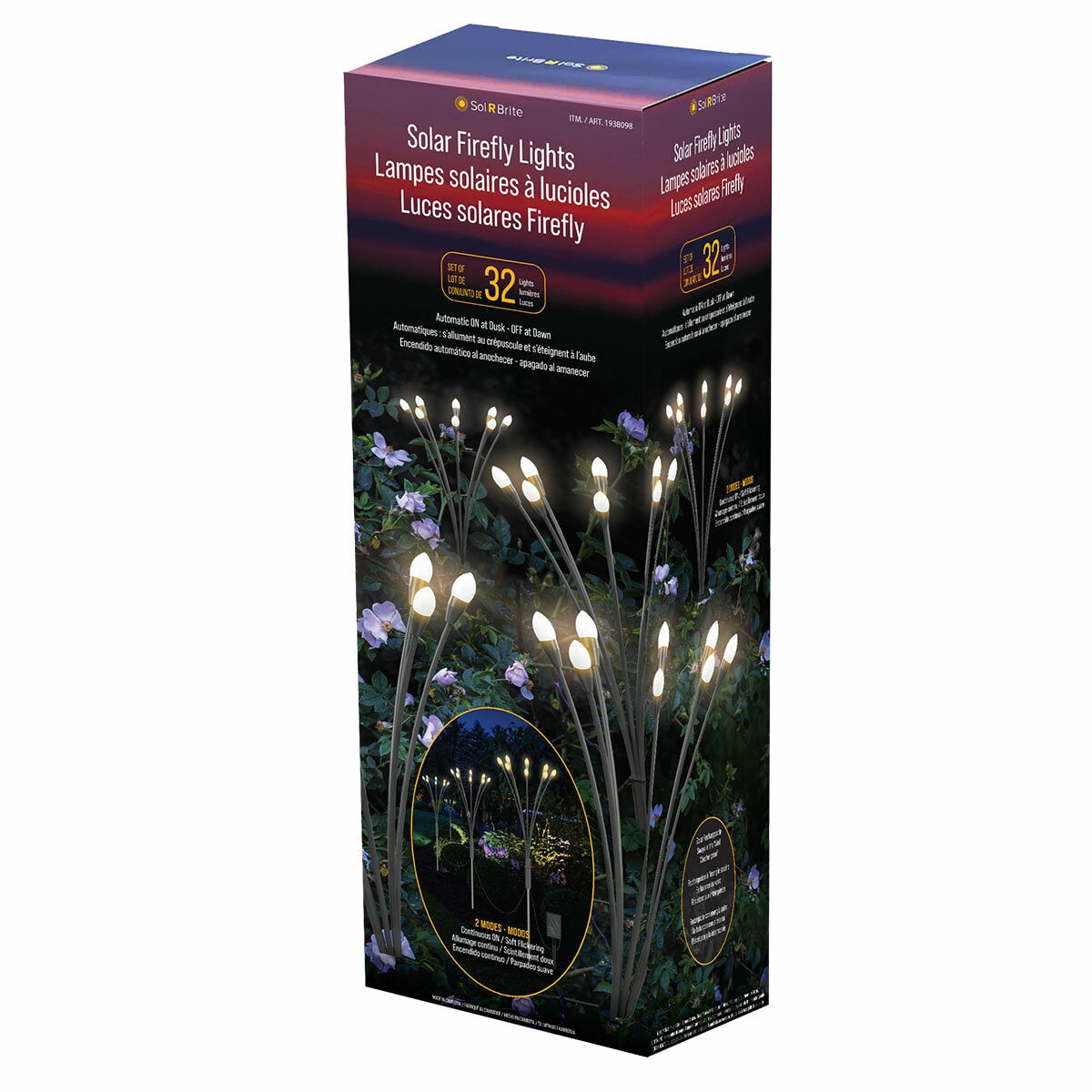 Solar Firefly Lights Set Of Four