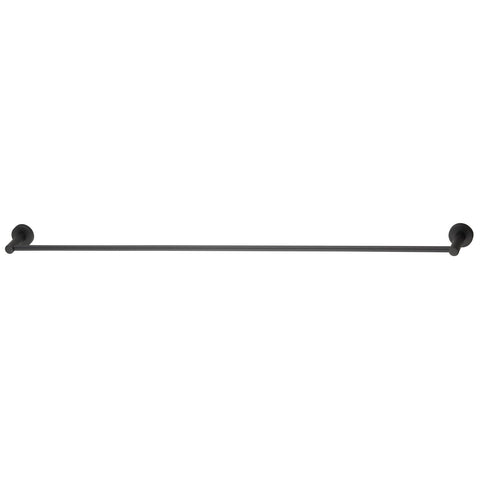 Mondella Resonance 935mm Matte Black Single Towel Rail Zinc