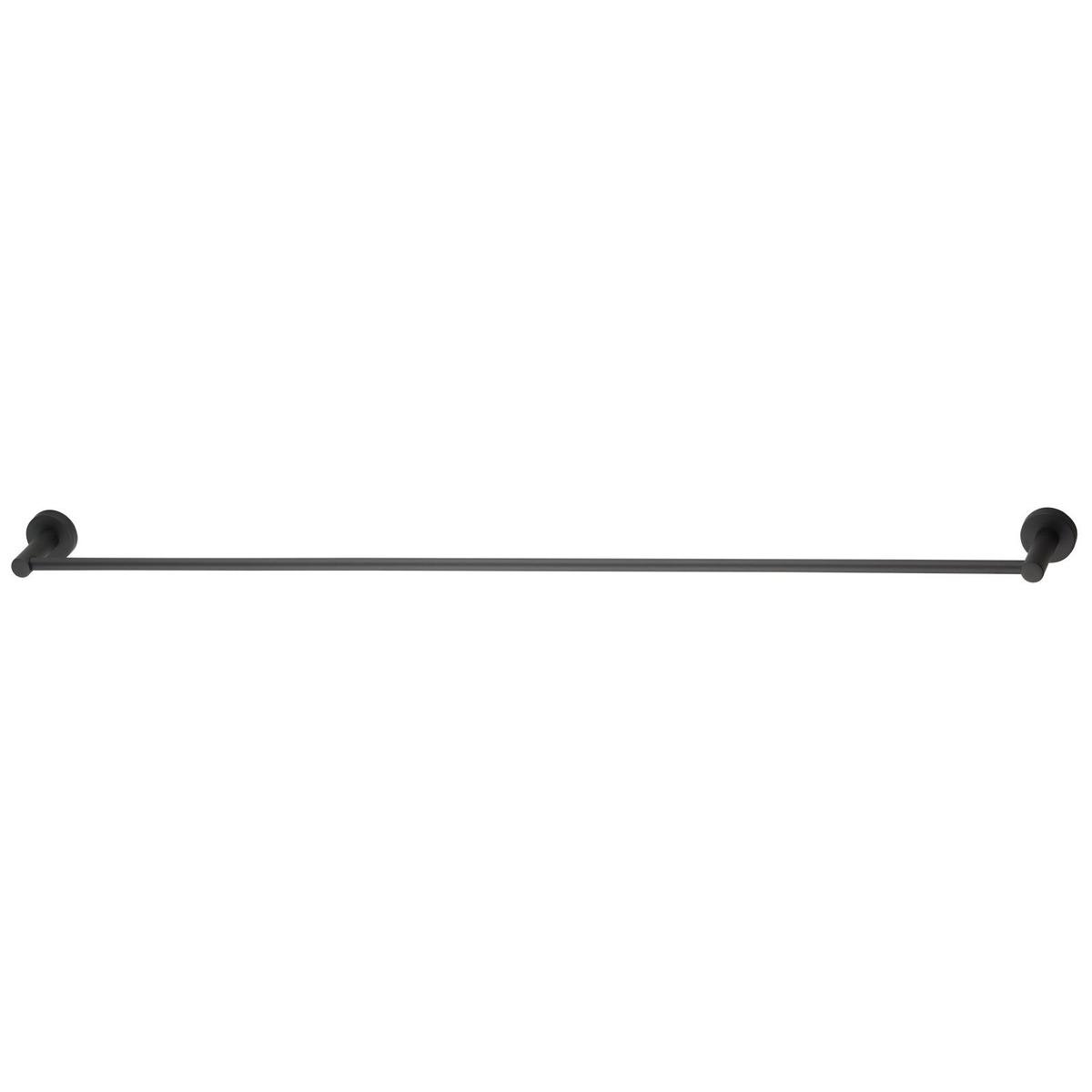 Mondella Resonance 935mm Matte Black Single Towel Rail Zinc
