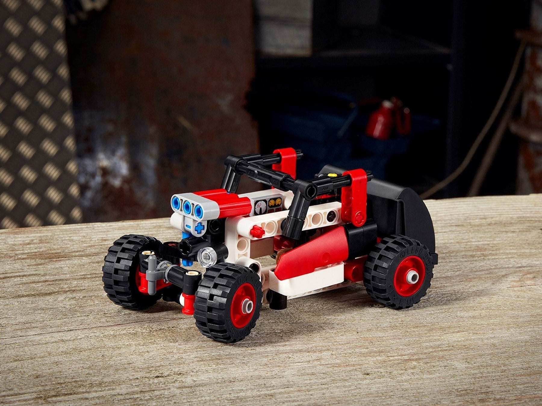 LEGO 42116 Skid Steer Loader & Hot Rod 2-in-1 Building Kit - SuperSaverAU - view 3