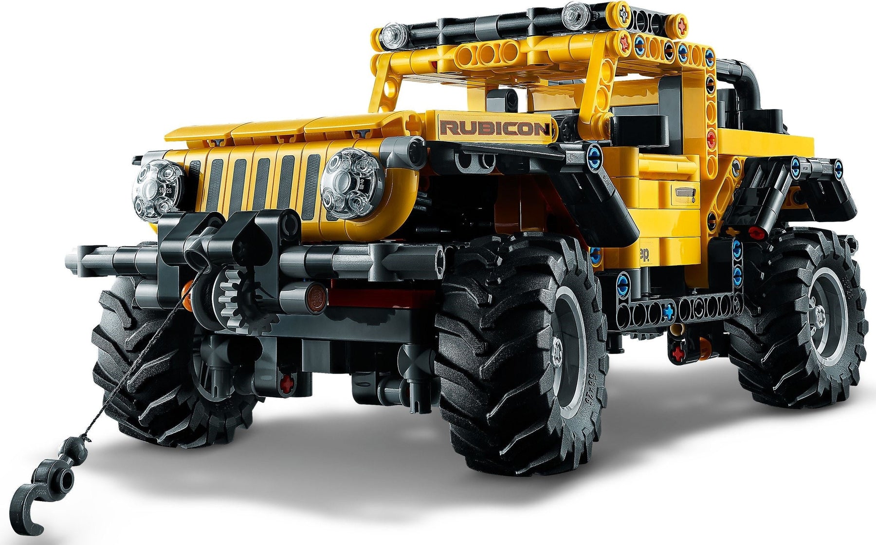 LEGO 42122 Technic Jeep Wrangler 4x4 Toy Car, Off Roader SUV Model Building Set - SuperSaverAU - view 3