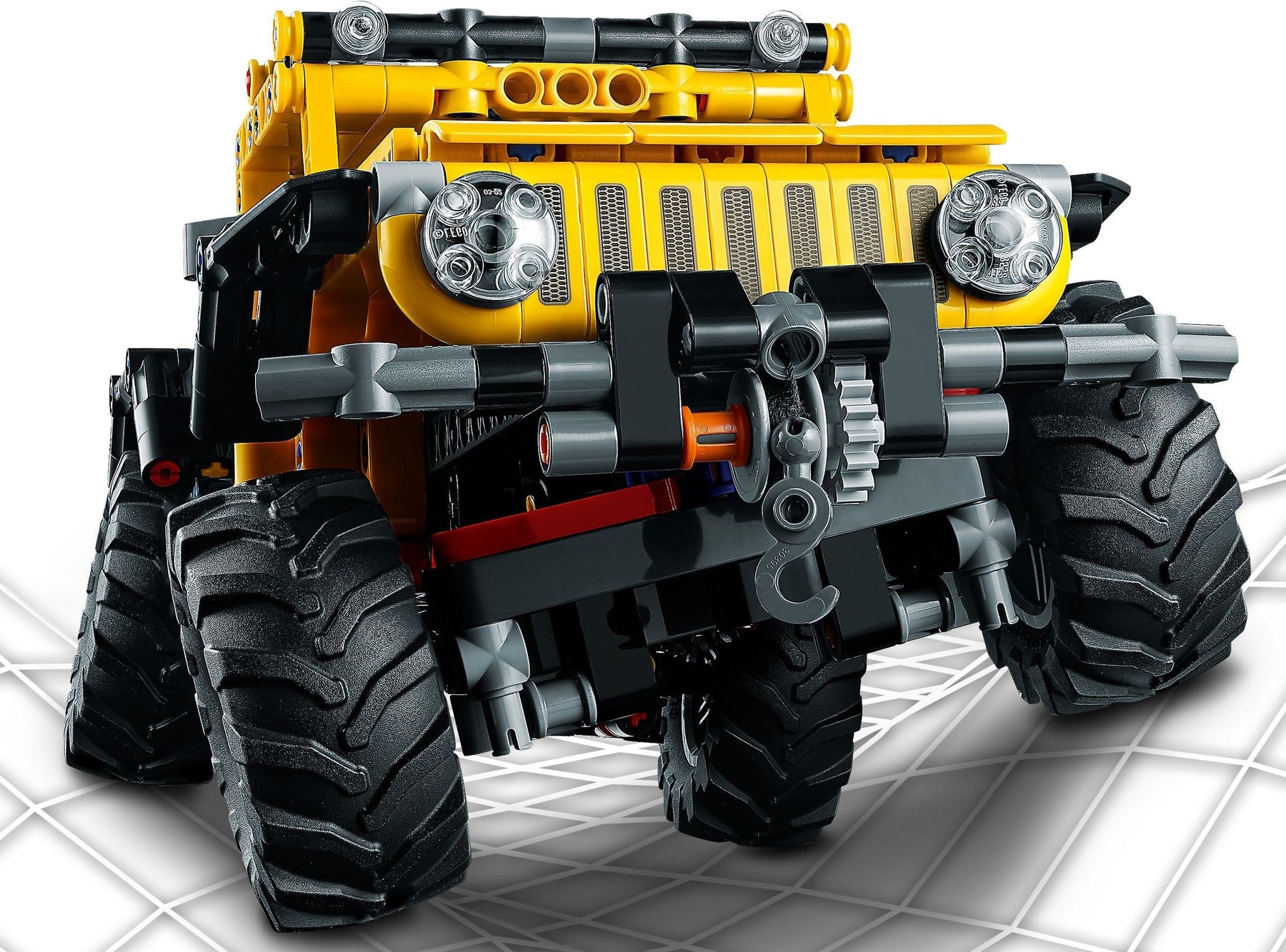LEGO 42122 Technic Jeep Wrangler 4x4 Toy Car, Off Roader SUV Model Building Set - SuperSaverAU - view 6